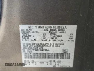 2003 Ford Super Duty F-250 XL with VIN 1FTNW20F73EB02536, listed as a Copart auction lot 77330394 with 170,102 mi miles and Salvage Title. Bid and sale history available at carsss.com. Image 14.
