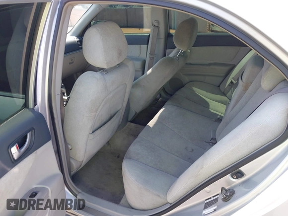 2006 Hyundai Sonata GLS with VIN 5NPEU46F46H097339, listed as a IAAI auction lot 42150865 with 221,711 mi miles and . Bid and sale history available at DreamBid. Image 8.