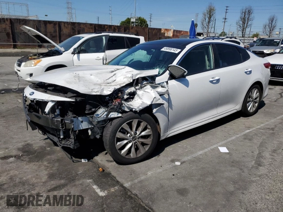2016 Kia Optima EX with VIN 5XXGU4L33GG090432, listed as a Copart auction lot 49896145 with 103,430 mi miles and Salvage Title. Bid and sale history available at carsss.com. Image 1.