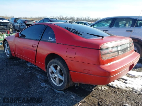 1991 Nissan 300ZX z VIN JN1RZ26H9MX506206, wystawiony jako IAAI lot #41602782 z przebiegiem 262 031 mil mil oraz . Historia ofert i sprzedaży dostępna na DreamBid. Obrazek 3.