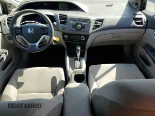 2012 Honda Civic EX with VIN 2HGFB2F84CH605329, listed as a Copart auction lot 52017085 with 102,362 mi miles and Salvage Title. Bid and sale history available at DreamBid. Image 8.