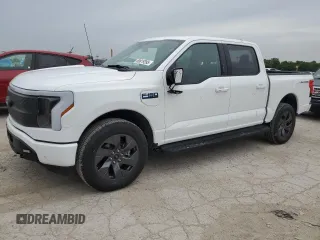 2024 Ford F-150 Lightning Flash with VIN 1FT6W3L77RWG28974, listed as a Copart auction lot 60819395 with 7,025 mi miles and Salvage title. Bid and sale history available at DreamBid. Image 1.