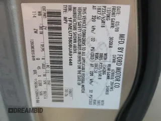 2008 Ford Explorer Limited z VIN 1FMEU75808UA91448, wystawiony jako Copart lot #45898145 z przebiegiem 82 143 mil mil oraz Szkoda całkowita • Salvage title. Historia ofert i sprzedaży dostępna na DreamBid. Obrazek 13.
