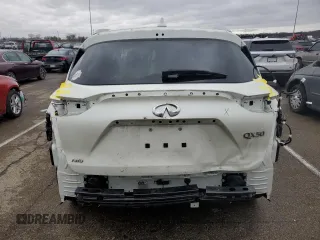2019 Infiniti QX50 LUXE with VIN 3PCAJ5M38KF139042, listed as a Copart auction lot 41041643 with 53,668 mi miles. Bid and sale history available at carsss.com. Image 6.