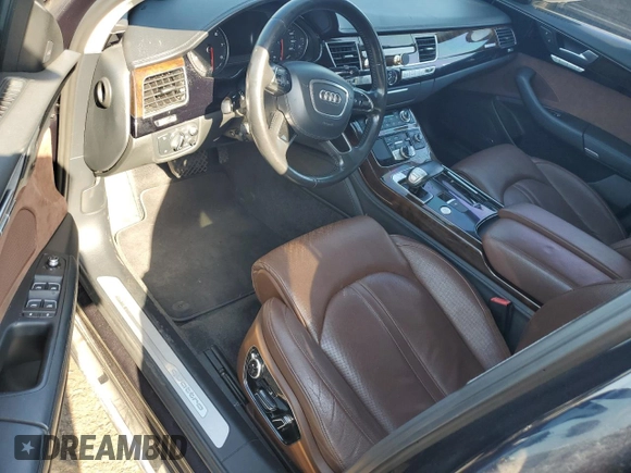 2015 Audi A8 4.0T с VIN WAU32AFDXFN035368, выставлен на аукционе Copart как лот 62078435 с пробегом Не указан миль и Чистый • Clean title. История ставок и продаж доступна на DreamBid. Изображение 8.