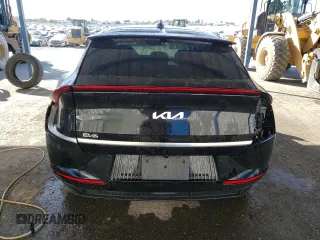 2024 Kia EV6 Wind with VIN KNDC34LA9R5211939, listed as a Copart auction lot 75668494 with 5,758 mi miles and Salvage Title. Bid and sale history available at carsss.com. Image 6.