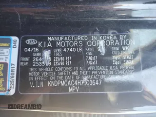 2017 Kia Sportage LX z VIN KNDPMCAC4H7103647, wystawiony jako Copart lot #56745355 z przebiegiem 105 461 mil mil oraz Szkoda całkowita • Salvage title. Historia ofert i sprzedaży dostępna na DreamBid. Obrazek 13.