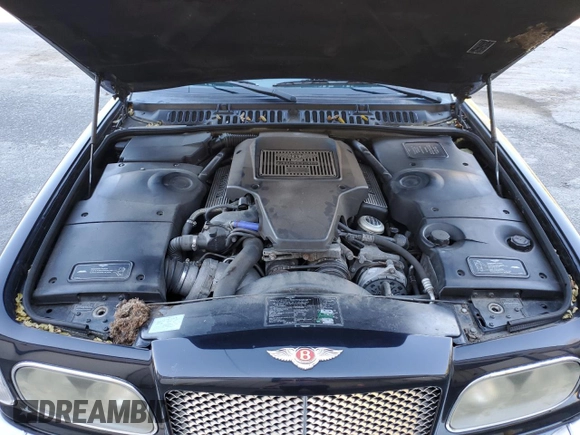 2001 Bentley Arnage with VIN SCBLC31E21CX05644, listed as a Copart auction lot 77706154 with 57,446 mi miles and Clean Title. Bid and sale history available at DreamBid. Image 11.