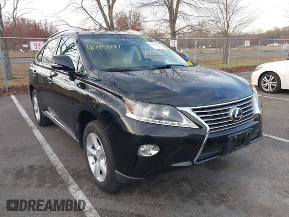 2014 Lexus RX 350 with VIN 2T2BK1BAXEC236307, listed as a IAAI auction lot 40953917 with 24,810 mi miles and . Bid and sale history available at DreamBid. Image 1.