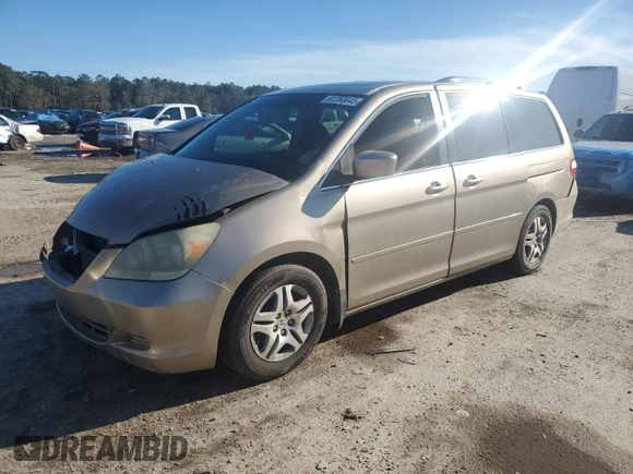 2006 Honda Odyssey EX-L with VIN 5FNRL38666B409588, listed as a Copart auction lot 41760645 with 188,147 mi miles and Salvage Title. Bid and sale history available at carsss.com. Image 1.