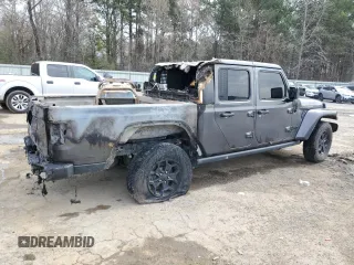 2022 Jeep Gladiator Texas Trail with VIN 1C6HJTAG2NL128766, listed as a Copart auction lot 44345455 with Not Provided miles and Salvage Title. Bid and sale history available at carsss.com. Image 3.