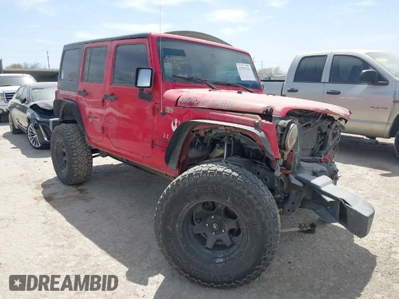 2015 Jeep Wrangler Unlimited Willys Wheeler with VIN 1C4BJWDG9FL750505, listed as a IAAI auction lot 41781762 with 139,000 mi miles and . Bid and sale history available at DreamBid. Image 1.