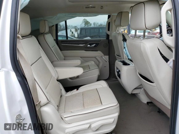 2022 GMC Yukon XL Denali with VIN 1GKS2JKL5NR344043, listed as a Copart auction lot 41957835 with 54,181 mi miles and Salvage Title. Bid and sale history available at carsss.com. Image 11.