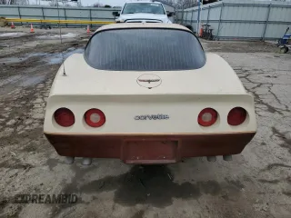 1981 Chevrolet Corvette with VIN 1G1AY8767B5104456, listed as a Copart auction lot 43316705 with 75,165 mi miles and Clean Title. Bid and sale history available at carsss.com. Image 6.
