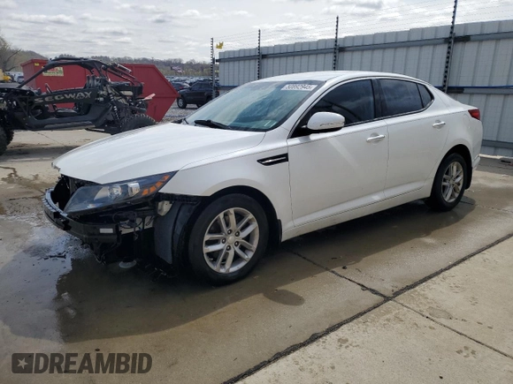 2013 Kia Optima LX with VIN 5XXGM4A78DG156927, listed as a Copart auction lot 50892945 with 194,839 mi miles and Salvage Title. Bid and sale history available at carsss.com. Image 1.