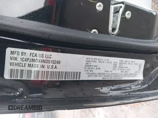 2022 Jeep Cherokee Limited с VIN 1C4PJMDX4ND515240, выставлен на аукционе IAAI как лот 41036664 с пробегом 42 794 миль миль и . История ставок и продаж доступна на DreamBid. Изображение 9.