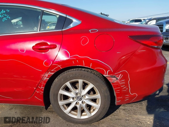 2015 Mazda 6 i Sport with VIN JM1GJ1U50F1210091, listed as a IAAI auction lot 42057091 with 78,253 mi miles. Bid and sale history available at carsss.com. Image 19.