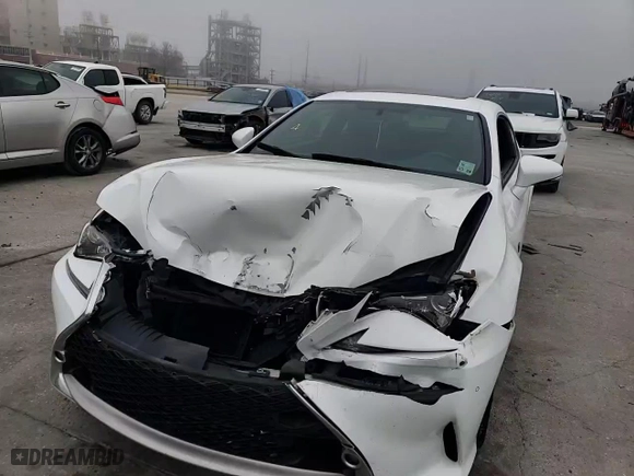 2015 Lexus RC 350 with VIN JTHHE5BC1F5009888, listed as a Copart auction lot 45358064 with 98,042 mi miles. Bid and sale history available at carsss.com. Image 10.