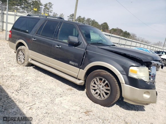 2007 Ford Expedition EL Eddie Bauer with VIN 1FMFK17587LA24403, listed as a Copart auction lot 47042005 with 253,920 mi miles and Salvage Title. Bid and sale history available at carsss.com. Image 4.