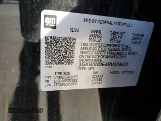 2024 GMC Hummer EV 2X with VIN 1GKB0NDE4RU104402, listed as a Copart auction lot 88446255 with 15,506 mi miles and Salvage Title. Bid and sale history available at carsss.com. Image 14.