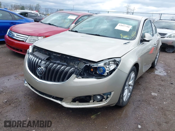 2014 Buick Regal Premium I with VIN 2G4GN5EX0E9169205, listed as a IAAI auction lot 42037716 with 157,452 mi miles. Bid and sale history available at carsss.com. Image 17.