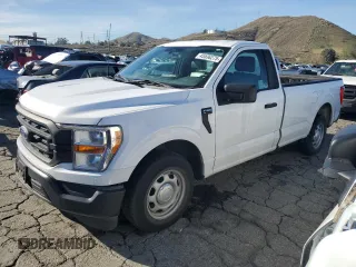 2021 Ford F-150 XL with VIN 1FTMF1CP8MKE24115, listed as a Copart auction lot 45536275 with 102,515 mi miles and Salvage title. Bid and sale history available at DreamBid. Image 1.