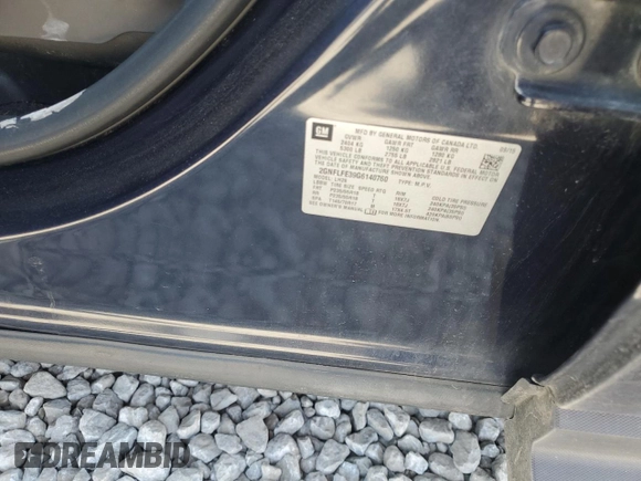 2016 Chevrolet Equinox LT z VIN 2GNFLFE39G6140760, wystawiony jako Copart lot #53374615 z przebiegiem 146 732 mil mil oraz Szkoda całkowita • Salvage title. Historia ofert i sprzedaży dostępna na DreamBid. Obrazek 14.