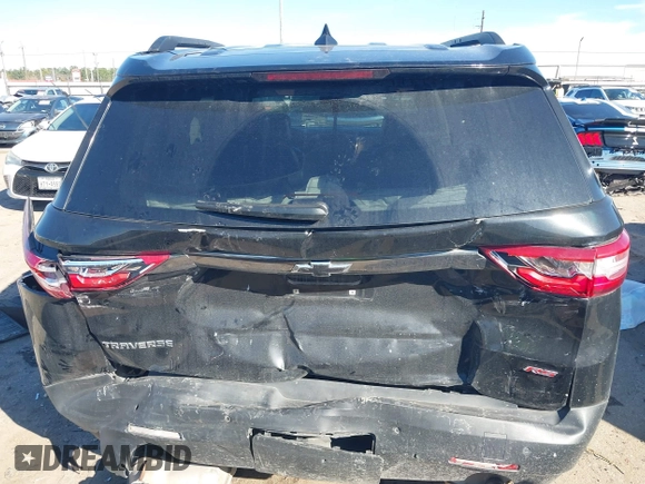 2018 Chevrolet Traverse RS with VIN 1GNERJKX3JJ145158, listed as a IAAI auction lot 41481197 with 158,695 mi miles. Bid and sale history available at carsss.com. Image 16.