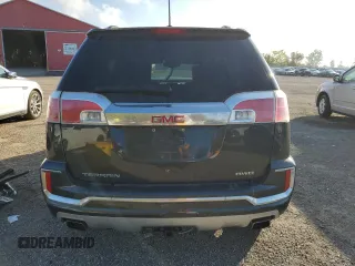 2017 GMC Terrain Denali z VIN 2GKFLVE37H6295543, wystawiony jako Copart lot #65916084 z przebiegiem Nie podano mil oraz Szkoda całkowita • Salvage title. Historia ofert i sprzedaży dostępna na DreamBid. Obrazek 6.
