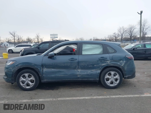 2024 Honda HR-V LX with VIN 3CZRZ2H34RM725791, listed as a IAAI auction lot 41342535 with 18,408 mi miles and . Bid and sale history available at DreamBid. Image 14.