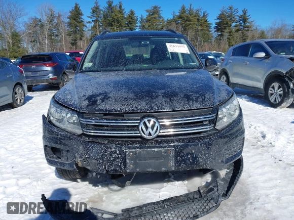 2017 Volkswagen Tiguan S with VIN WVGBV7AX7HK049500, listed as a IAAI auction lot 41632573 with 83,362 mi miles and . Bid and sale history available at DreamBid. Image 12.