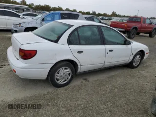 2001 Saturn SL with VIN 1G8ZF52891Z237485, listed as a Copart auction lot 76174574 with 130,525 mi miles and Salvage title. Bid and sale history available at DreamBid. Image 3.