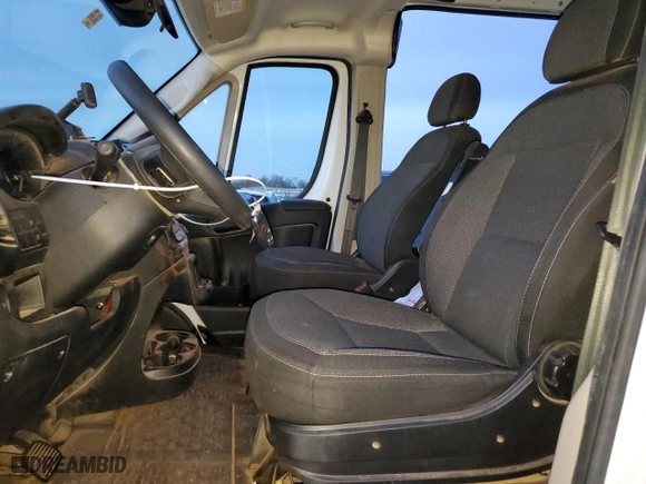 2022 Ram ProMaster Cargo Van with VIN 3C6LRVDG3NE116175, listed as a Copart auction lot 84120604 with 33,663 mi miles and Salvage Title. Bid and sale history available at carsss.com. Image 7.