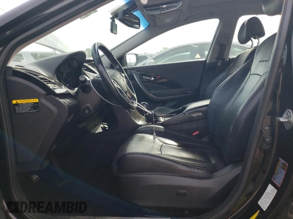 2012 Hyundai Azera with VIN KMHFH4JG8CA192476, listed as a Copart auction lot 57971925 with 141,346 mi miles and Salvage title. Bid and sale history available at DreamBid. Image 7.