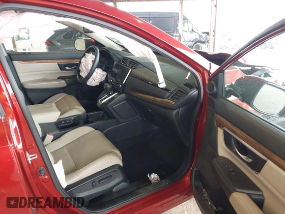 2017 Honda CR-V EX-L with VIN 2HKRW2H86HH619633, listed as a IAAI auction lot 41802664 with 92,555 mi miles. Bid and sale history available at carsss.com. Image 5.