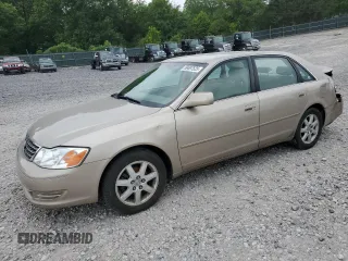 2003 Toyota Avalon XL z VIN 4T1BF28BX3U321934, wystawiony jako Copart lot #59497525 z przebiegiem 107 405 mil mil oraz Szkoda całkowita • Salvage title. Historia ofert i sprzedaży dostępna na DreamBid. Obrazek 1.