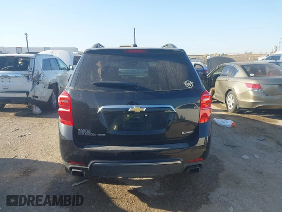 2017 Chevrolet Equinox Premier with VIN 2GNFLGE35H6164061, listed as a IAAI auction lot 41992262 with 100,887 mi miles. Bid and sale history available at carsss.com. Image 16.