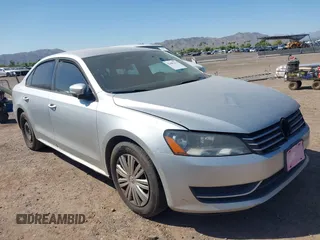 2014 Volkswagen Passat Wolfsburg Edition with VIN 1VWAH7A36EC005267, listed as a IAAI auction lot 42496313 with 250,241 mi miles and . Bid and sale history available at DreamBid. Image 1.