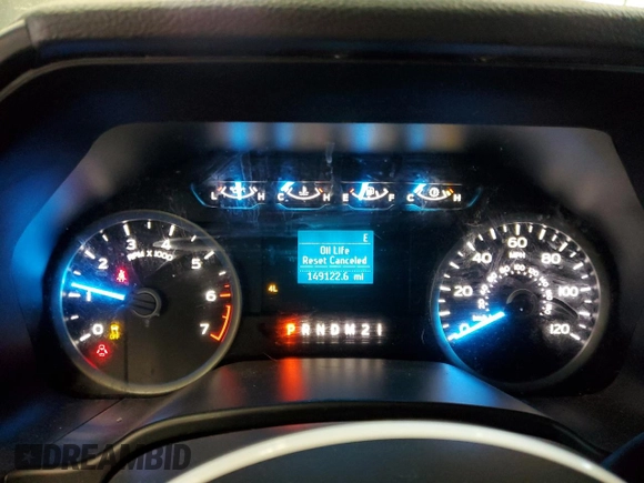 2017 Ford F-150 XL with VIN 1FTEW1EF7HFB82294, listed as a Copart auction lot 43951655 with 149,122 mi miles and Clean Title. Bid and sale history available at carsss.com. Image 9.