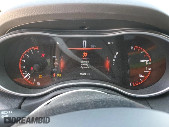 2019 Dodge Durango SXT Plus with VIN 1C4RDHAGXKC582177, listed as a Copart auction lot 48433275 with 83,862 mi miles and Salvage Title. Bid and sale history available at DreamBid. Image 9.