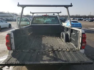 2006 Chevrolet Silverado 1500 Work Truck with VIN 3GCEC14X06G253088, listed as a Copart auction lot 43375235 with 239,459 mi miles and Salvage Title. Bid and sale history available at carsss.com. Image 6.