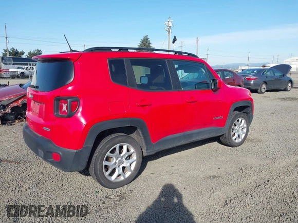 2018 Jeep Renegade Latitude with VIN ZACCJBBB6JPH80554, listed as a IAAI auction lot 42024197 with 69,247 mi miles and . Bid and sale history available at DreamBid. Image 4.
