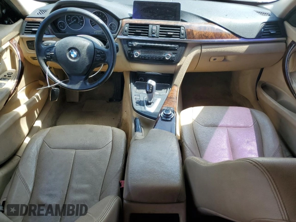 2013 BMW 3 Series 328i with VIN WBA3A5G51DNP22186, listed as a Copart auction lot 62760595 with 133,531 mi miles and Salvage title. Bid and sale history available at DreamBid. Image 8.