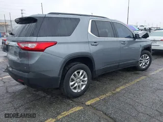 2021 Chevrolet Traverse LT Leather with VIN 1GNERHKWXMJ249859, listed as a IAAI auction lot 41557487 with 49,849 mi miles. Bid and sale history available at carsss.com. Image 4.