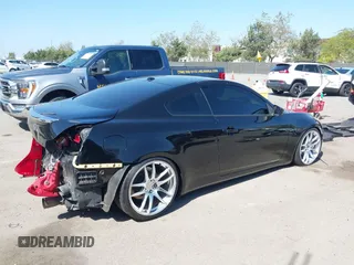 2008 Infiniti G37 Coupe Journey with VIN JNKCV64E38M104430, listed as a IAAI auction lot 42140403 with 134,834 mi miles. Bid and sale history available at carsss.com. Image 4.
