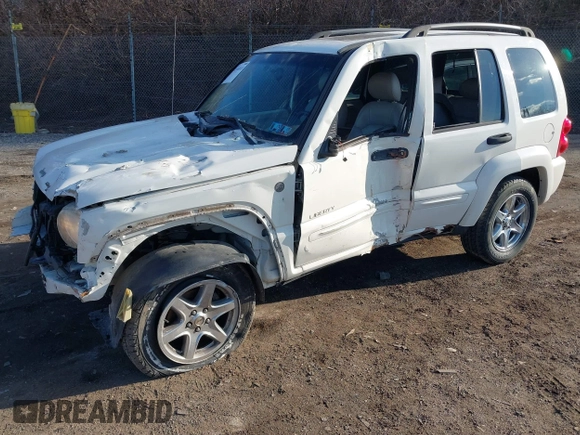 2004 Jeep Liberty Limited with VIN 1J8GL58KX4W188675, listed as a IAAI auction lot 41544924 with 131,481 mi miles. Bid and sale history available at carsss.com. Image 2.