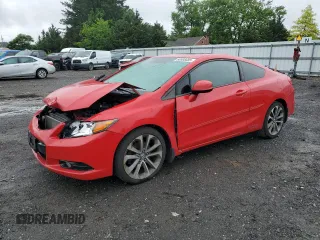 2012 Honda Civic Si with VIN 2HGFG4A52CH701583, listed as a Copart auction lot 60995685 with 206,251 mi miles and Salvage title. Bid and sale history available at DreamBid. Image 1.