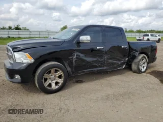 2012 Ram 1500 Laramie Longhorn with VIN 1C6RD6PT1CS334407, listed as a Copart auction lot 72736164 with 113,163 mi miles and Salvage title. Bid and sale history available at DreamBid. Image 1.