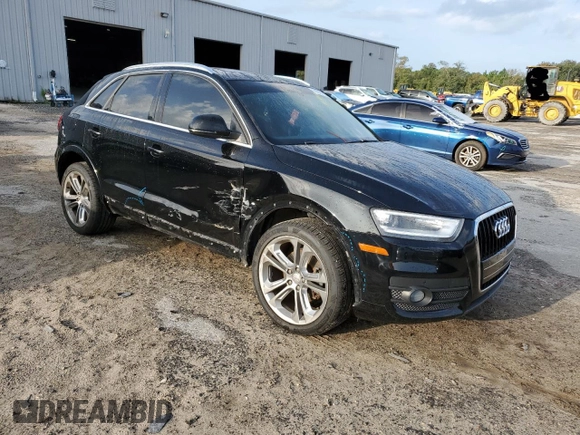 2015 Audi Q3 Premium Plus with VIN WA1BFCFS0FR010544, listed as a Copart auction lot 69989353 with 95,636 mi miles and . Bid and sale history available at DreamBid. Image 4.