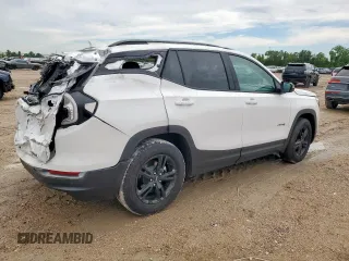 2024 GMC Terrain AT4 with VIN 3GKALYEG4RL184847, listed as a Copart auction lot 57438935 with 12,135 mi miles and Salvage title. Bid and sale history available at DreamBid. Image 3.